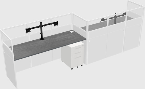 Rectangular cubicles