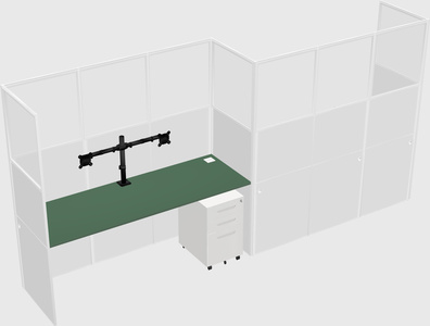 Rectangular cubicles