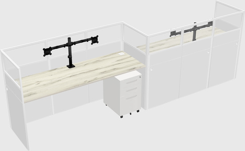 Rectangular cubicles