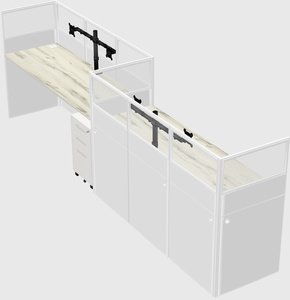 Rectangular cubicles