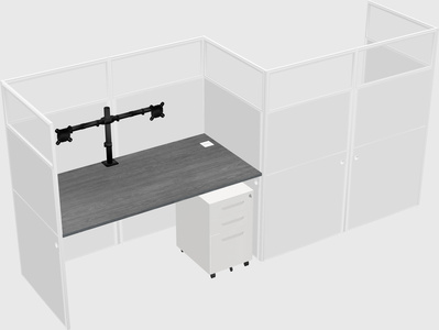 Rectangular cubicles