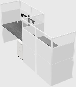 Rectangular cubicles