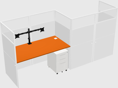 Rectangular cubicles