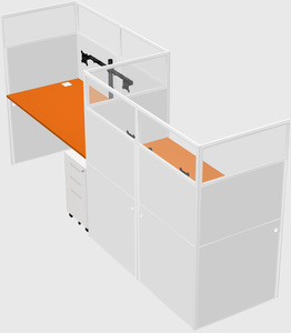 Rectangular cubicles