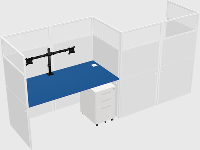 Rectangular cubicles