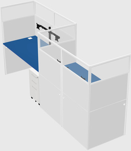 Rectangular cubicles