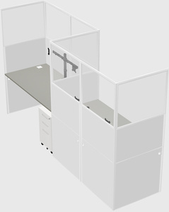 Rectangular cubicles