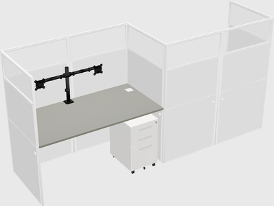 Rectangular cubicles