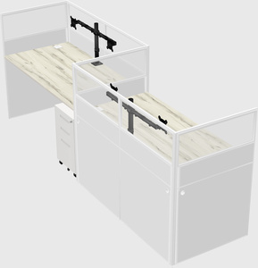 Rectangular cubicles