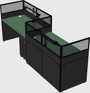 Rectangular cubicles
