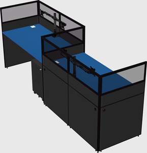 Cabines rectangulaires