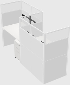 Rectangular cubicles