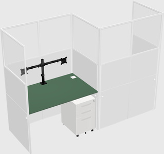 Rectangular cubicles