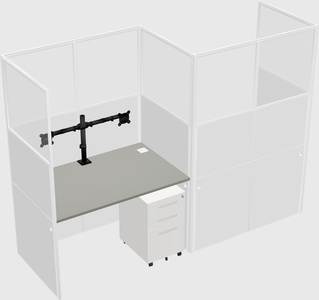 Rectangular cubicles