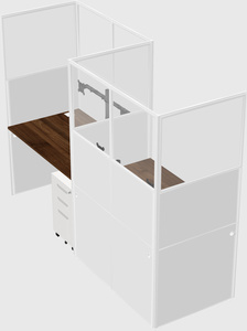 Rectangular cubicles