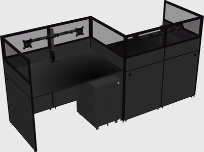 Rectangular cubicles