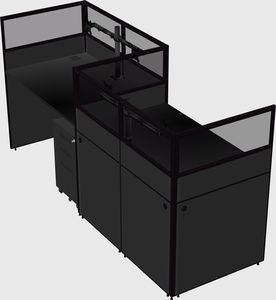 Rectangular cubicles