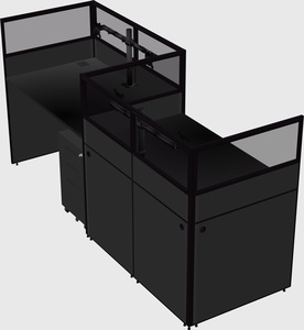 Rectangular cubicles