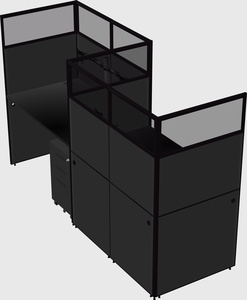 Rectangular cubicles