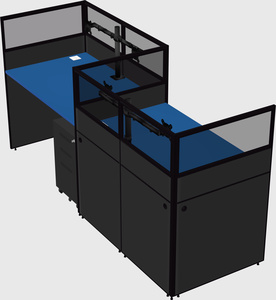 Rectangular cubicles