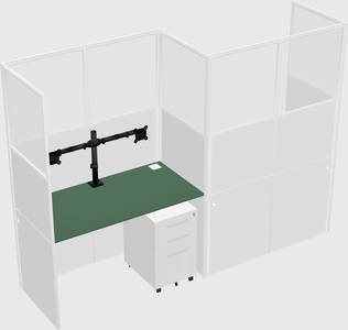 Rectangular cubicles