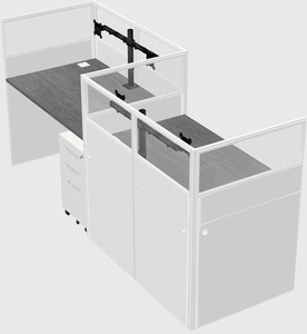 Rectangular cubicles