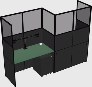 Rectangular cubicles