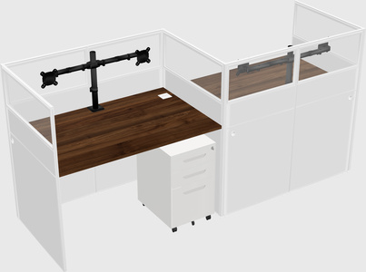 Rectangular cubicles