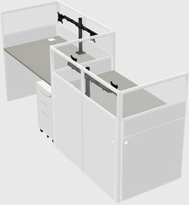 Rectangular cubicles