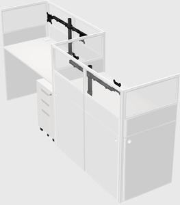 Rectangular cubicles