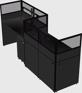 Rectangular cubicles