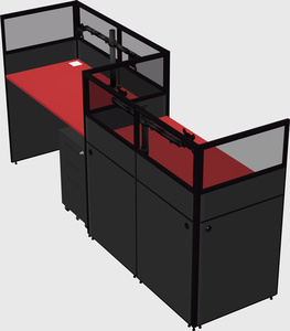 Rectangular cubicles
