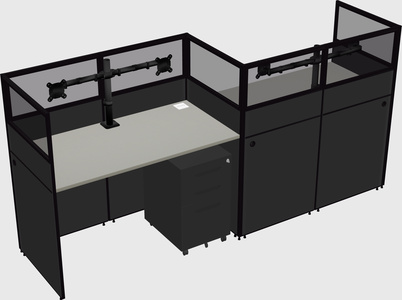 Rectangular cubicles