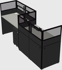 Rectangular cubicles