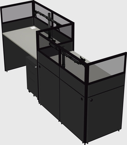 Rectangular cubicles