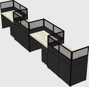 Rectangular cubicles