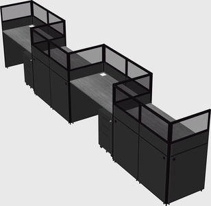 Rectangular cubicles