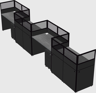 Rectangular cubicles