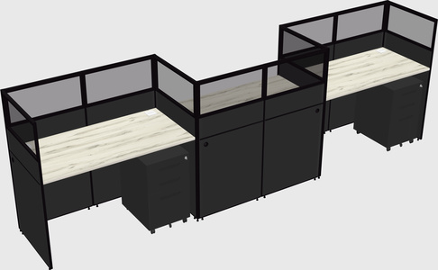 Rectangular cubicles