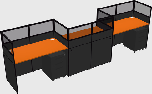 Rectangular cubicles