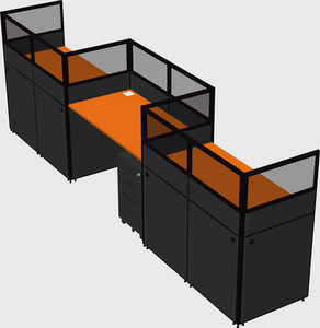 Rectangular cubicles