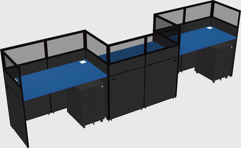 Rectangular cubicles
