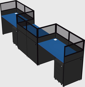 Rectangular cubicles