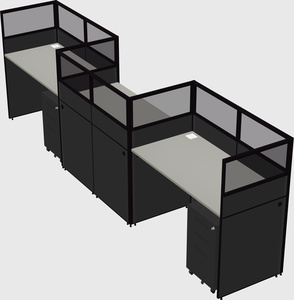Rectangular cubicles