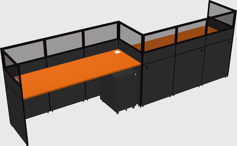 Rectangular cubicles