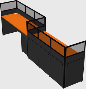 Rectangular cubicles