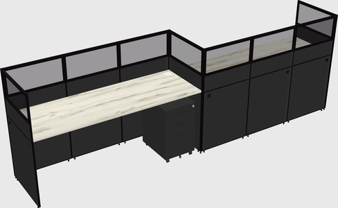 Rectangular cubicles