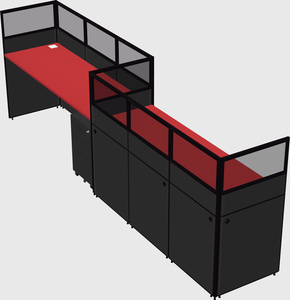 Rectangular cubicles