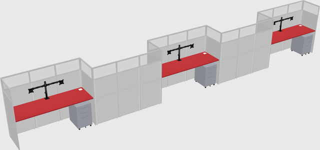 Cabines rectangulaires
