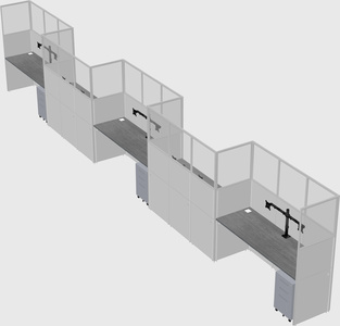 Rectangular cubicles